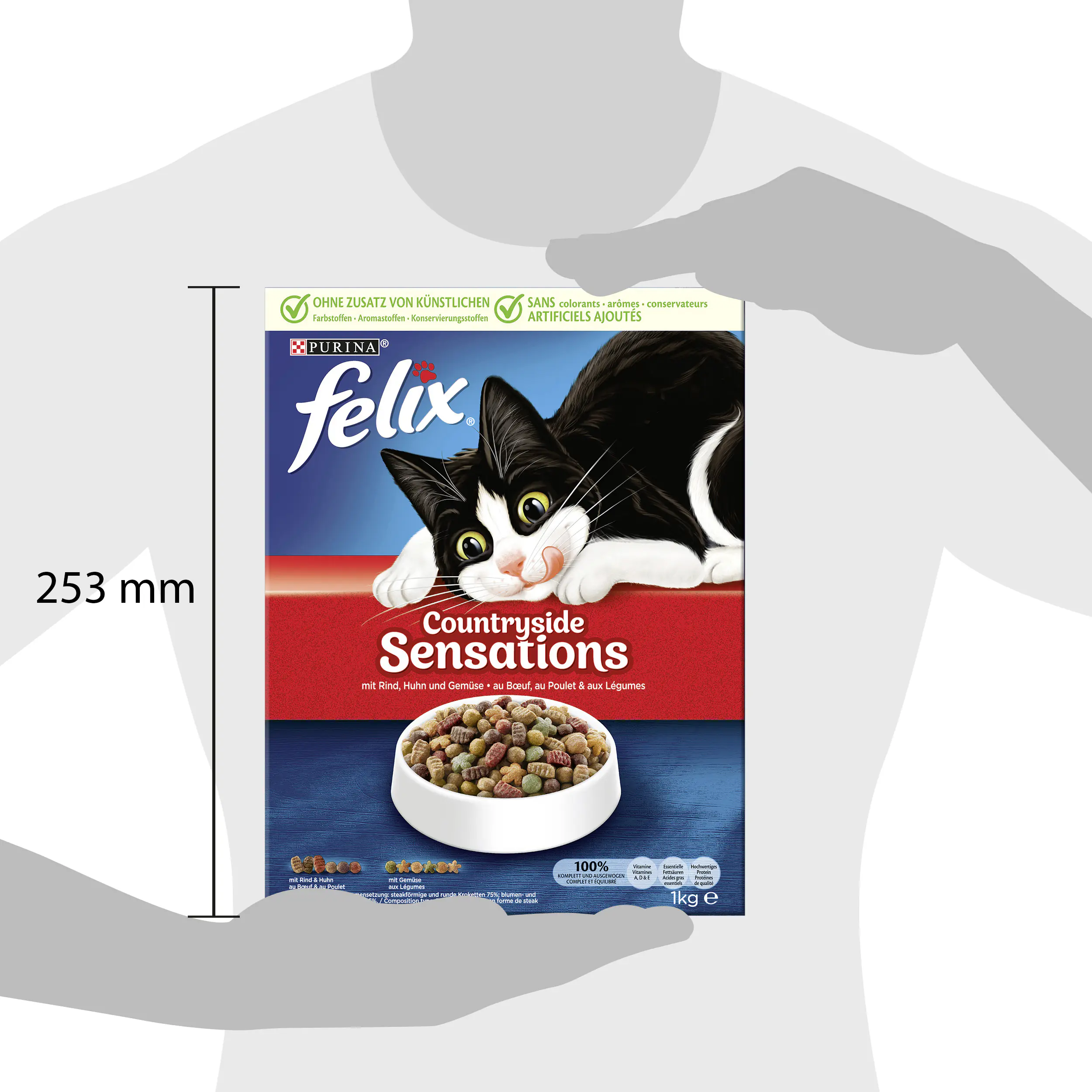 Felix Countryside Sensations mit Rind Huhn und Gemüse 1 kg
