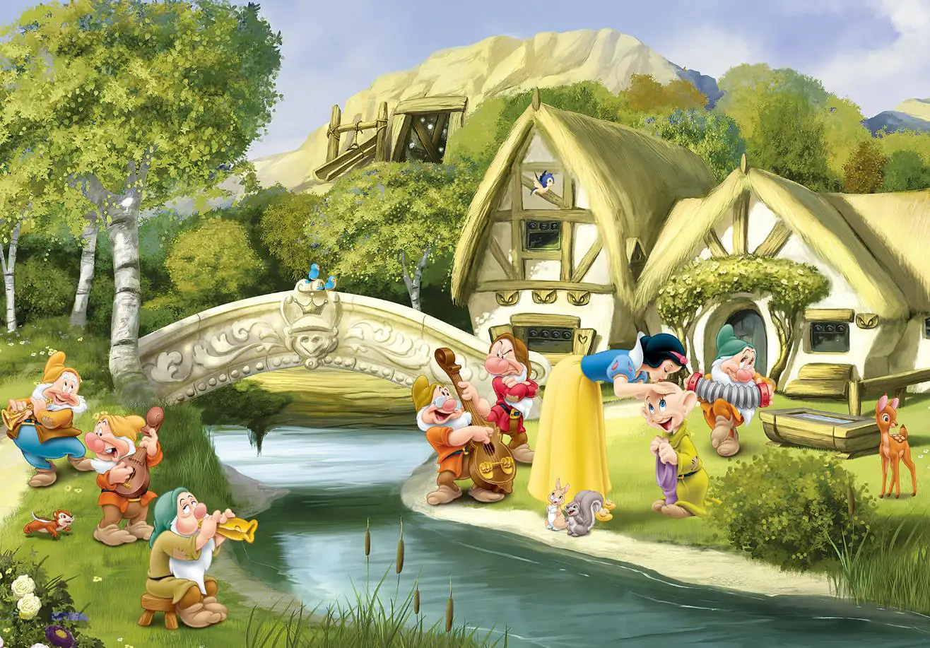 Komar Fototapete Snowwhite 368 x 254 cm 