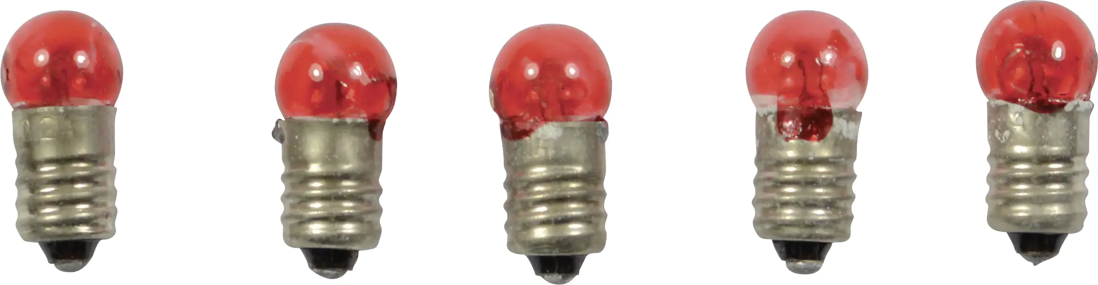 Riffelmacher Ersatzbirnen E10 rot 5 Stück