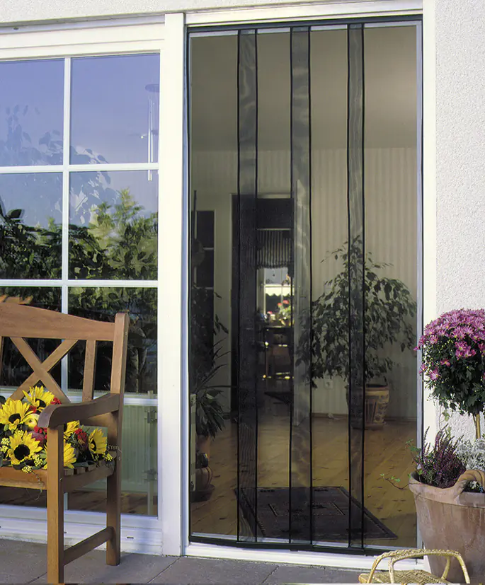 Schellenberg Fliegenschutz-Vorhang STANDARD 100 x 220 cm anthrazit kürzbar