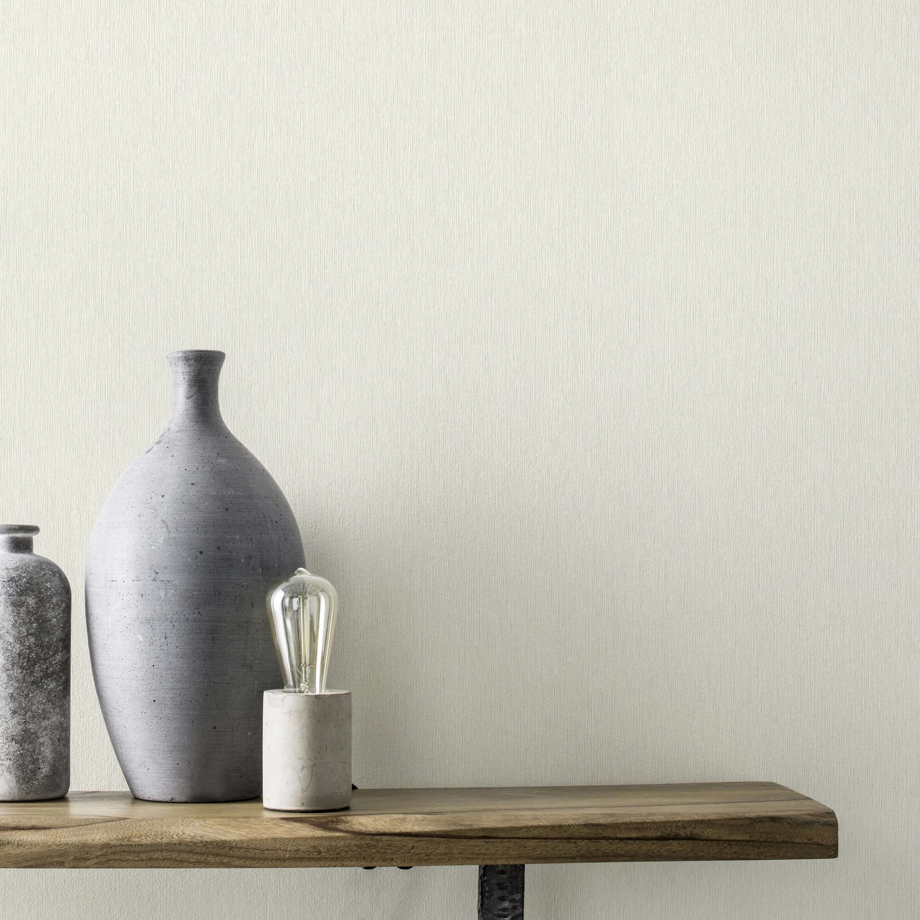 Rasch Vliestapete Uni Sky Lounge weiß perlmutt 10,05 x 0,53 m