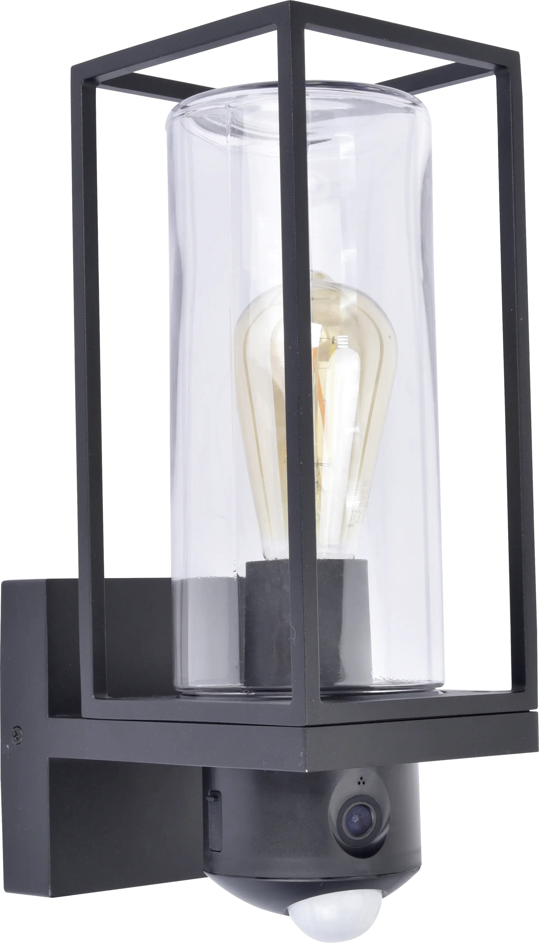 Lutec LED Kameraleuchte Flair E27 schwarz mit Bewegungsmelder Lutec LED Kameraleuchte Flair E27 schwarz mit Bewegungsmelder
