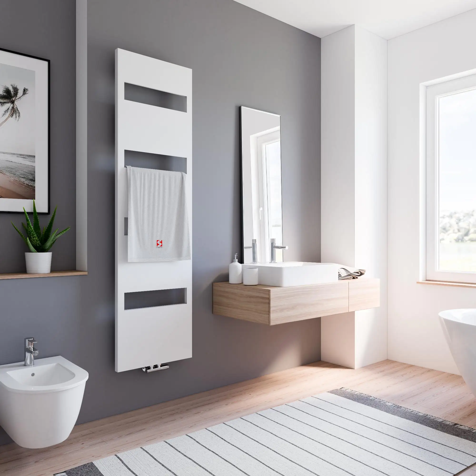 Schulte Design-Heizkörper Turin 170,3 x 50,5 cm