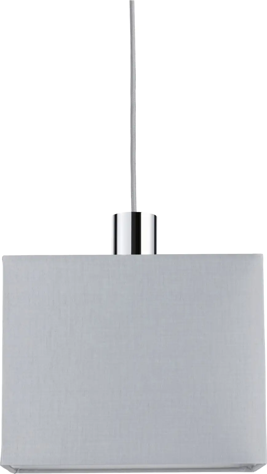 Paulmann URail Lampenschirm Verona 2Easy grau 25 x 13 cm