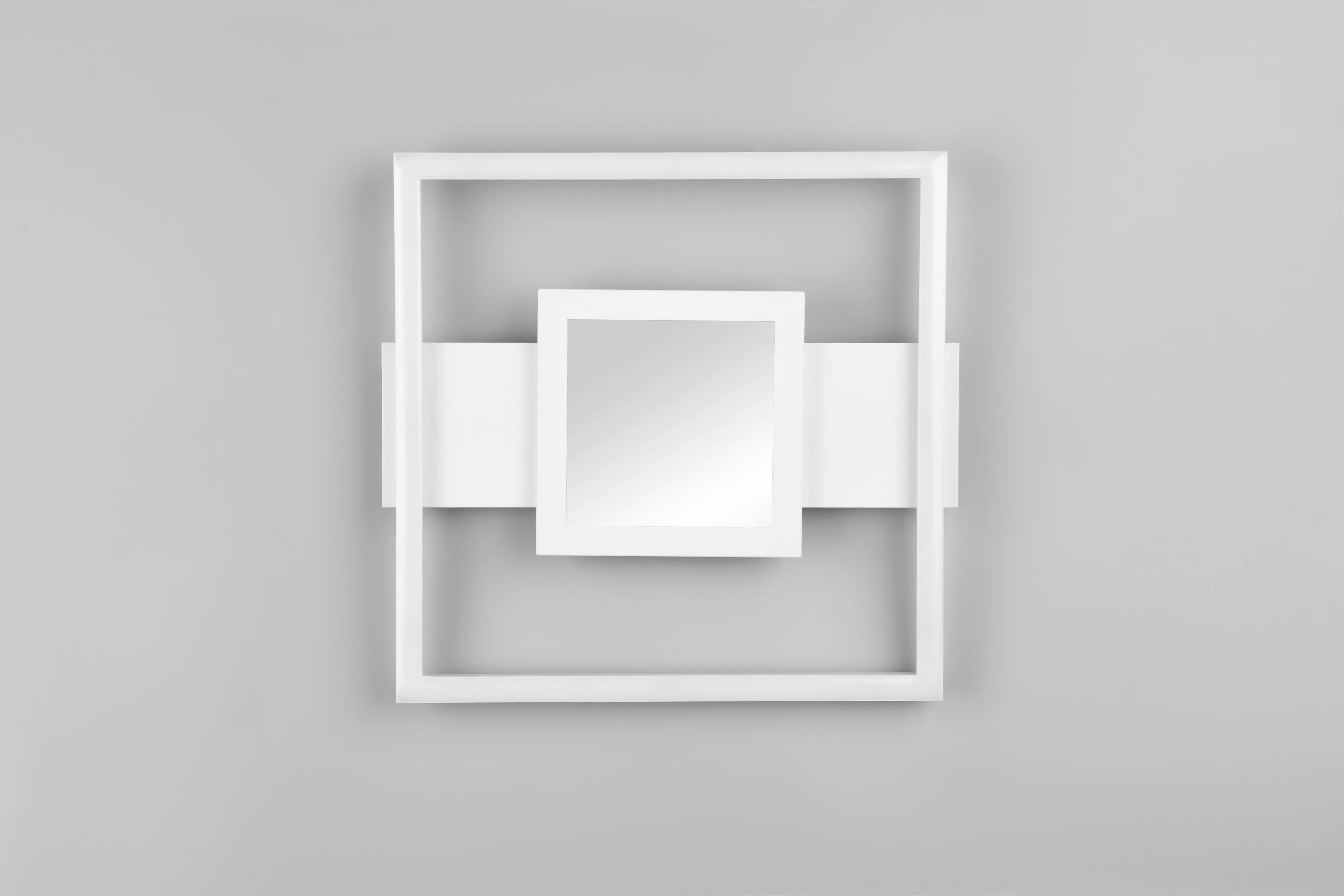 Trio LED-Deckenleuchte Wheeler 35 x 33 cm neutralweiß weiß matt