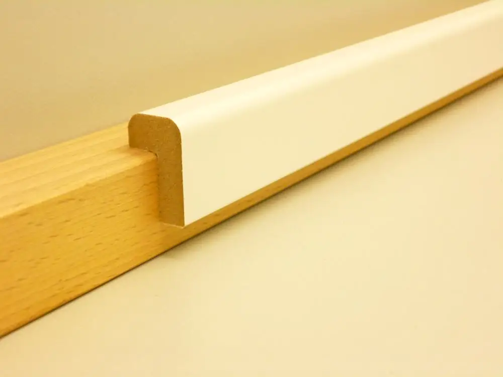 B.S. Bauprogramm Bilder-Falzleiste 250 cm 30 x 18 mm weiß