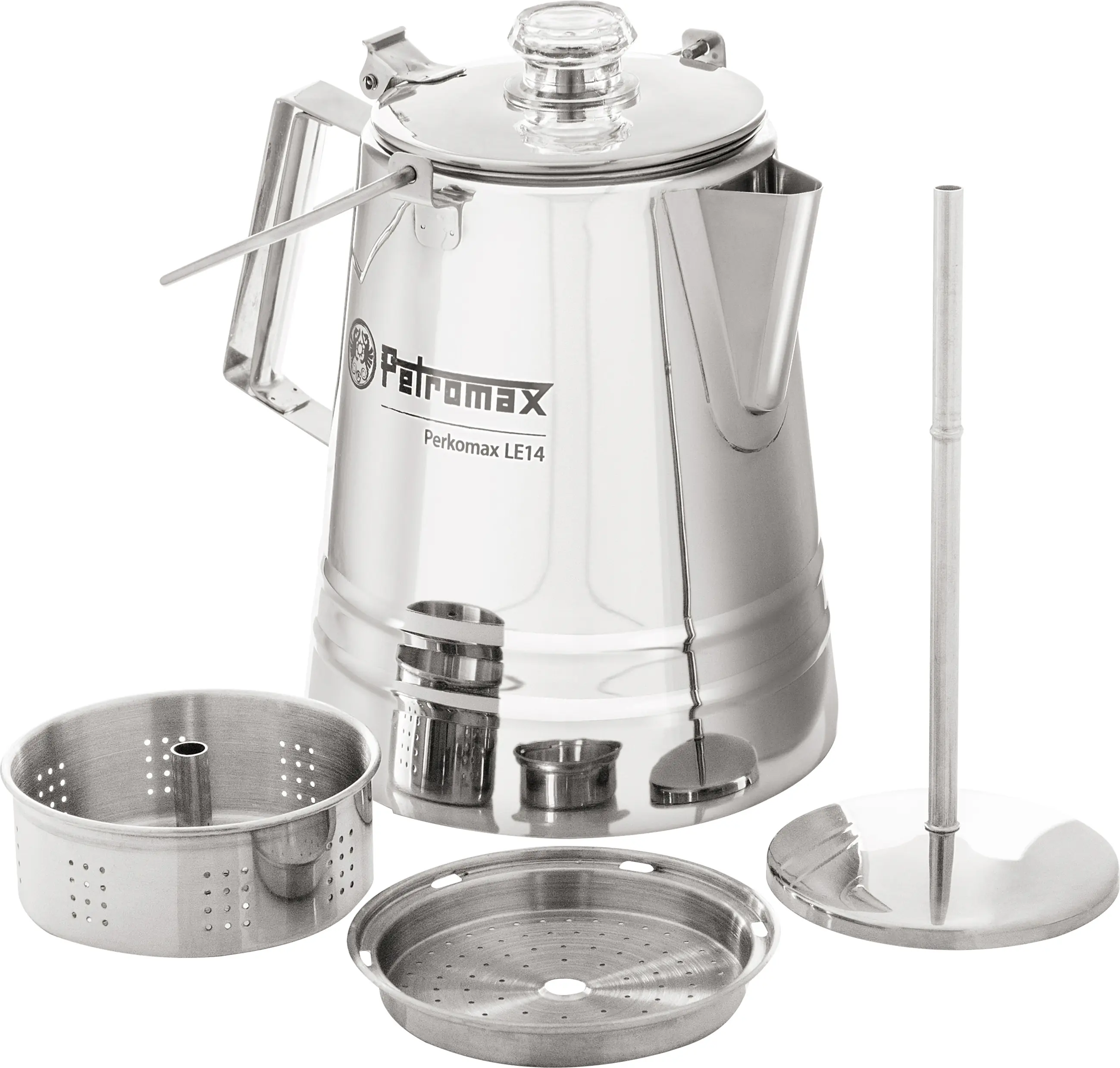 Petromax Perkolator Perkomax le14 aus Edelstahl 1,5 L