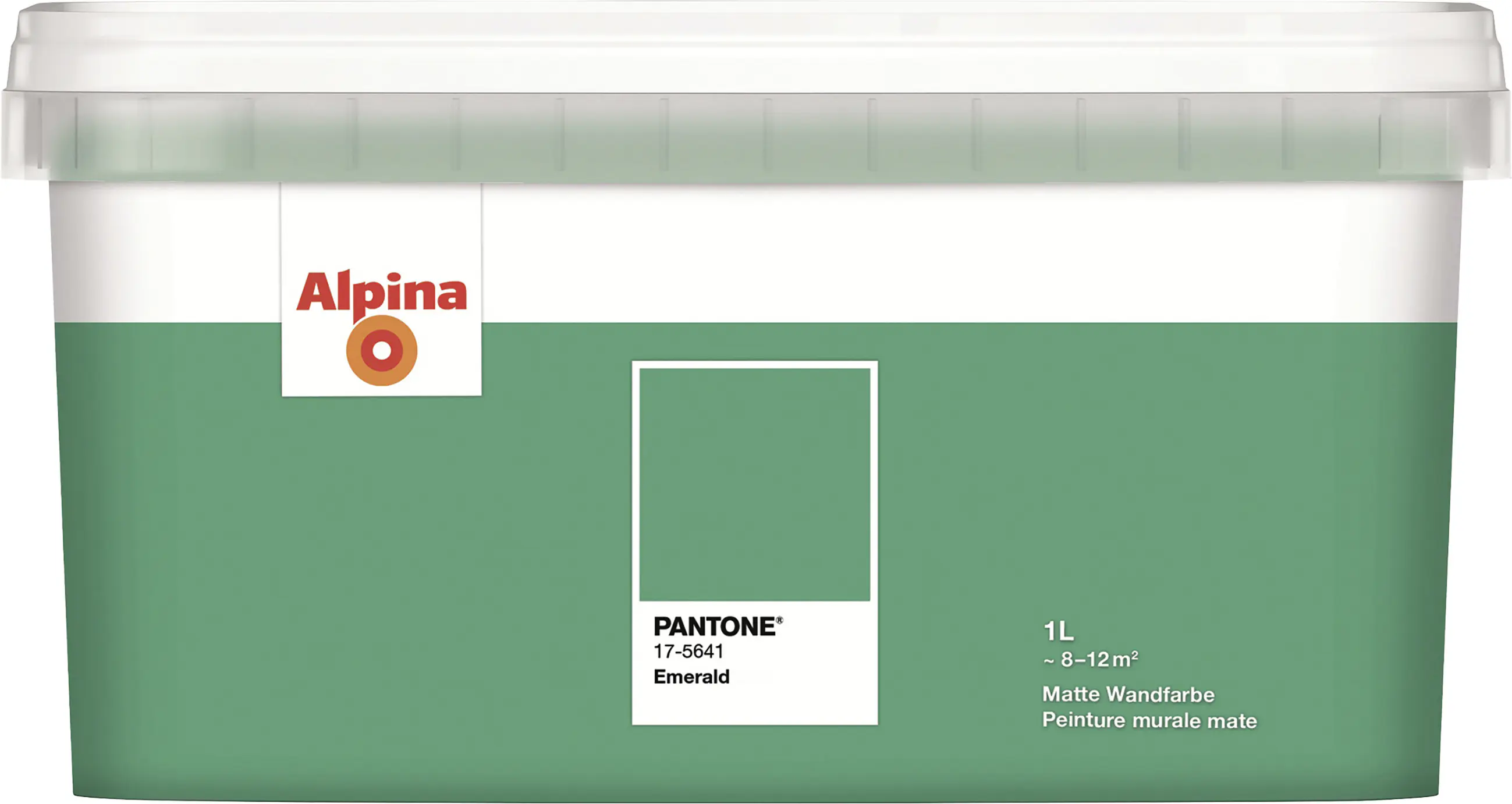 Alpina Wandfarbe Pantone matt emerald 1 L