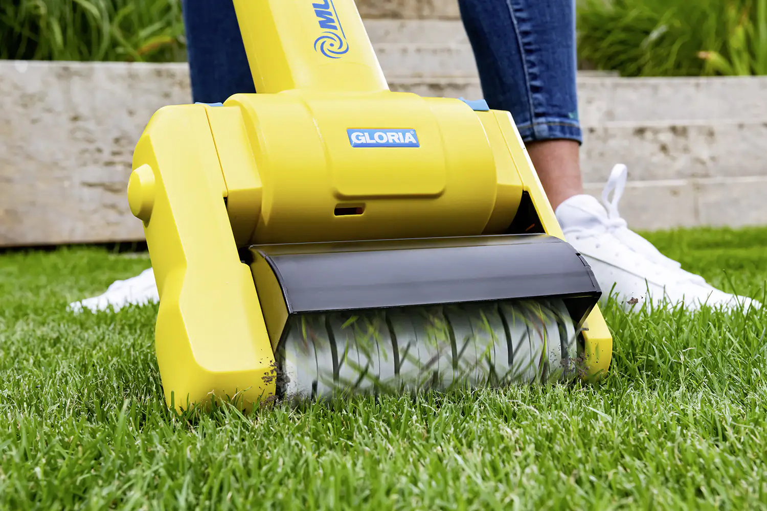 4046436044559 Gloria Rasen-Lüfter Walze für MultiBrush Aufsatz zur Rasenpflege