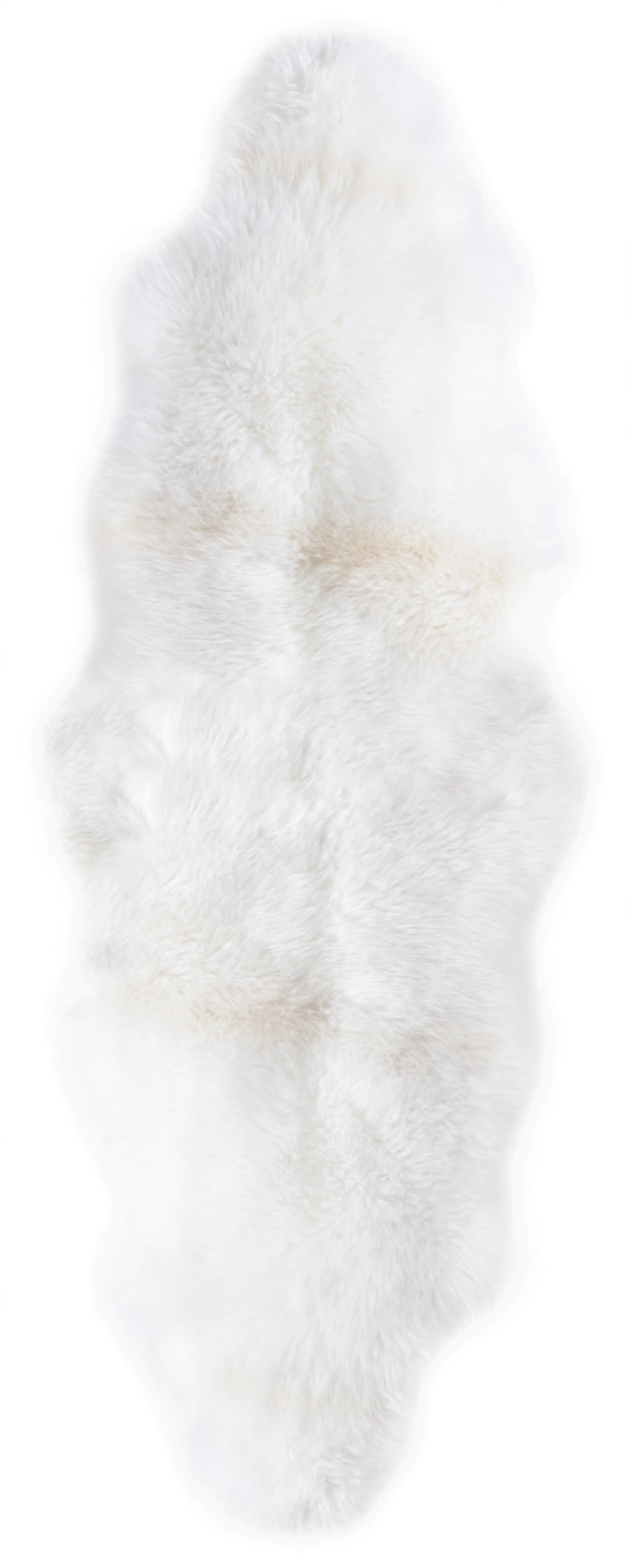 Schaffell Double weiß, 60 x 160 cm