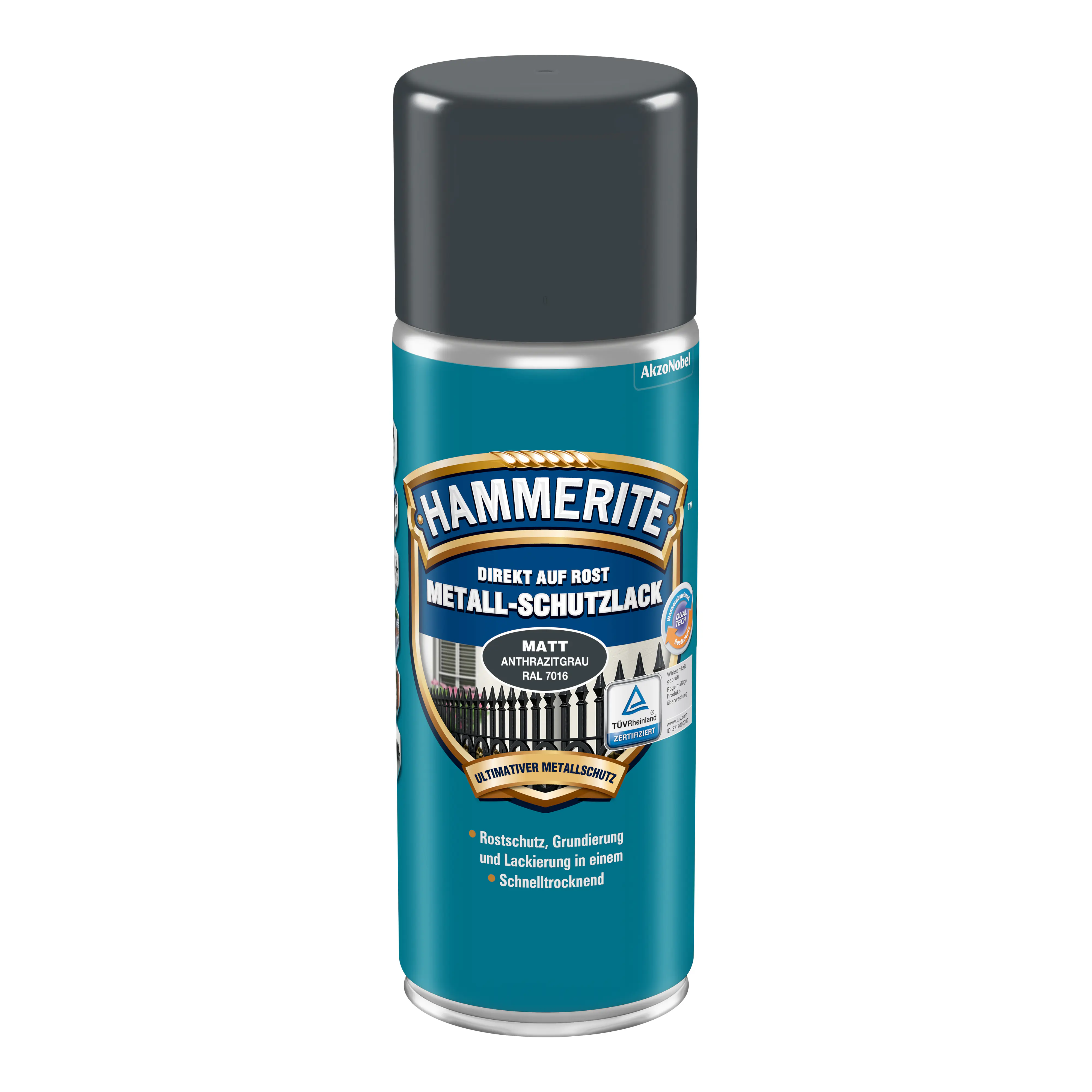 Hammerite Metall-Schutzlack Spray 400 ml anthrazitgrau