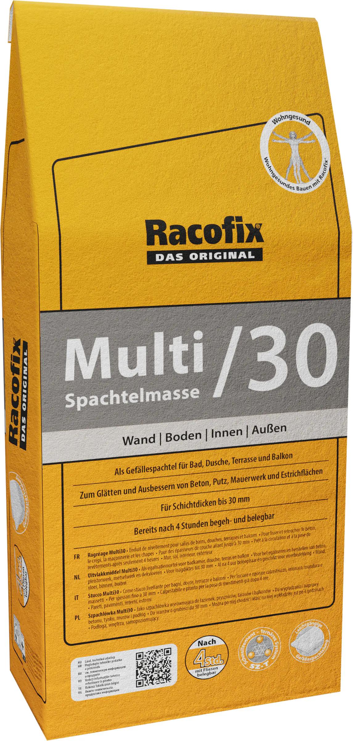 Racofix Spachtelmasse Multi30 5 kg grau