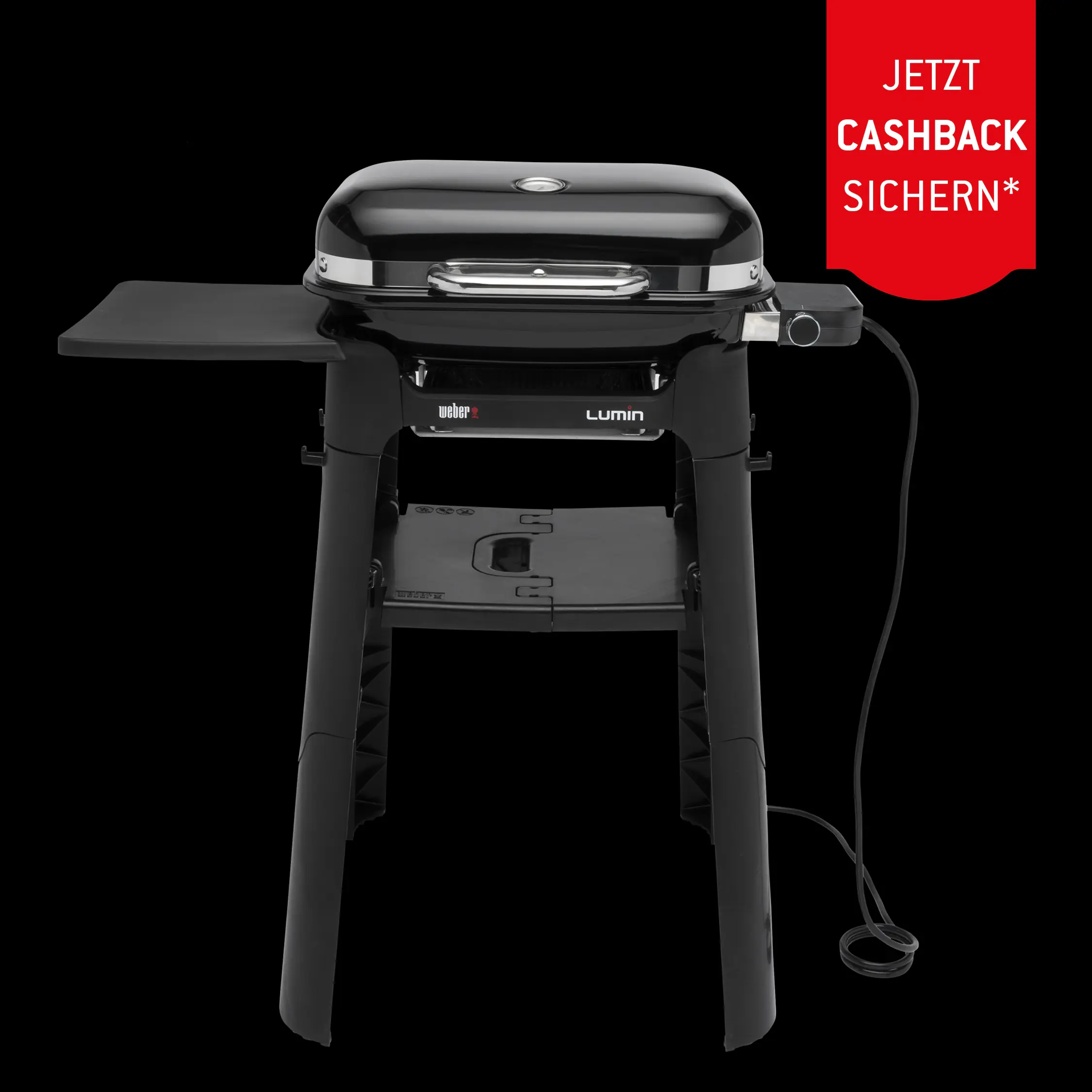 Weber Elektrogrill Lumin Compact mit Stand; Grillfläche: 43x28 cm