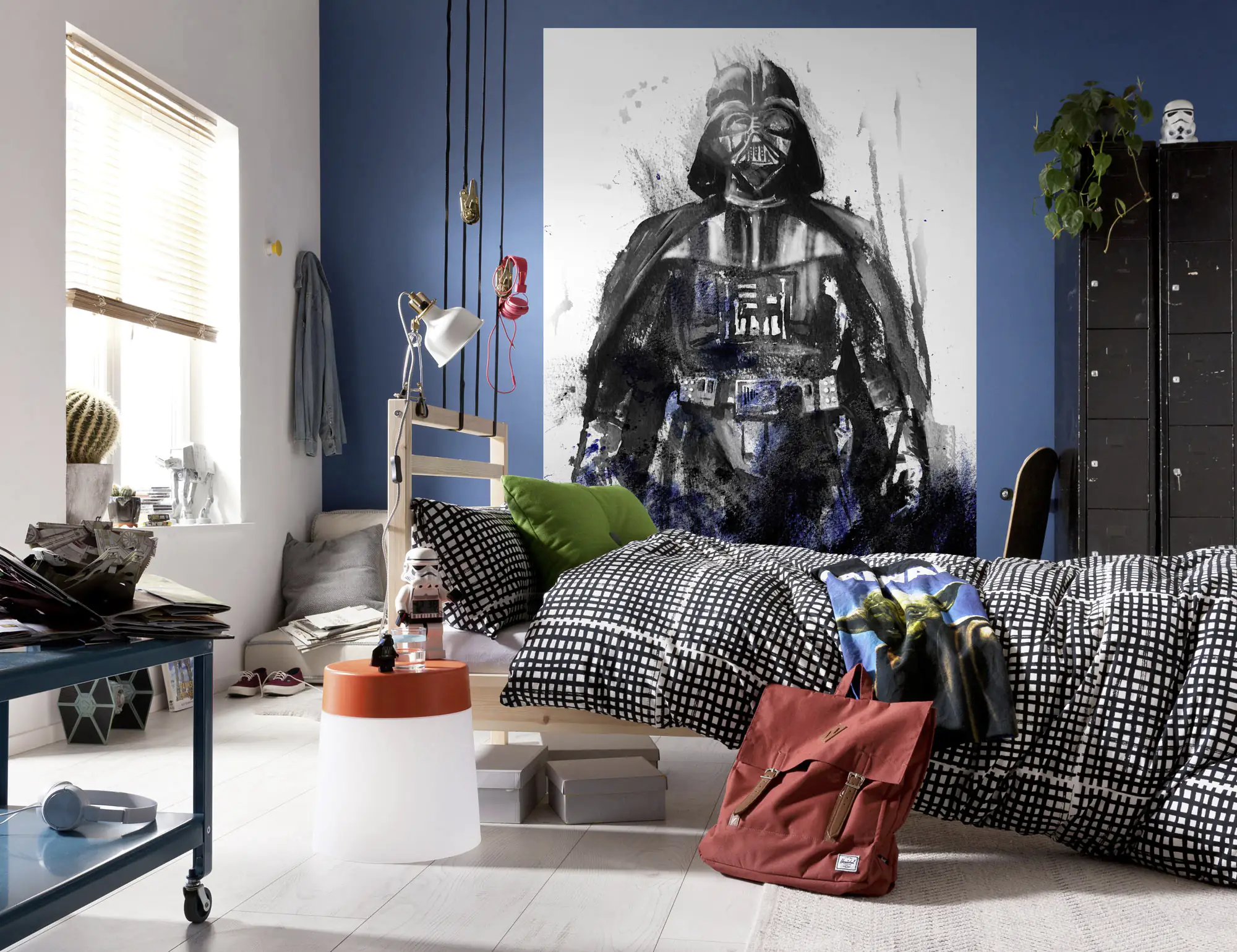 4055065410178_2865835 Komar Vlies Fototapete SW Watercolor Vader 200 x 280 cm