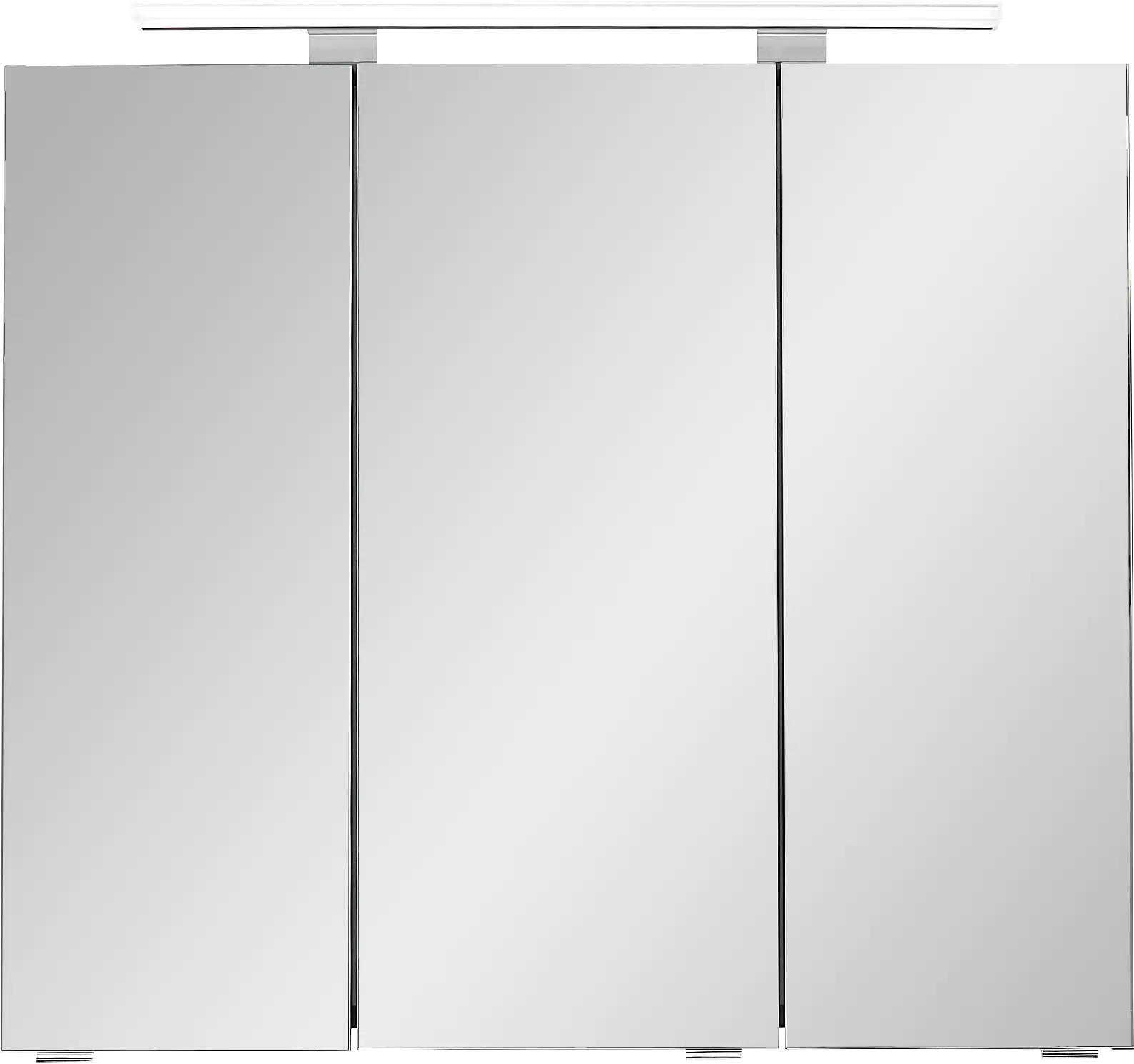 Primaster Spiegelschrank Düsseldorf mit Beleuchtung weiß 80 x 70 cm