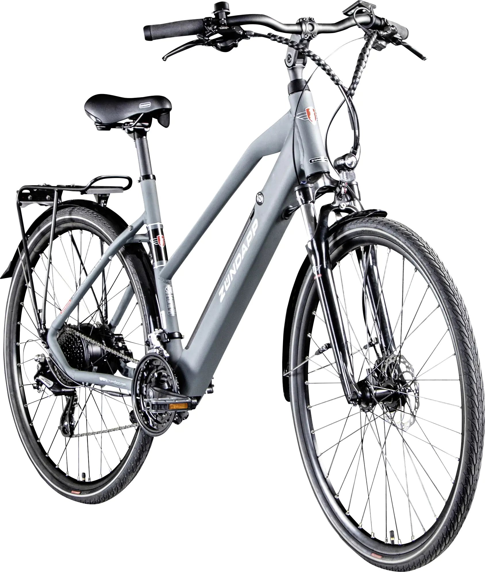 Zündapp E-Bike Trekking Z810 Damen 28 Zoll 24-Gang 417 Wh grau Zündapp E-Bike Trekking Z810 Damen 28 Zoll 24-Gang 417 Wh grau