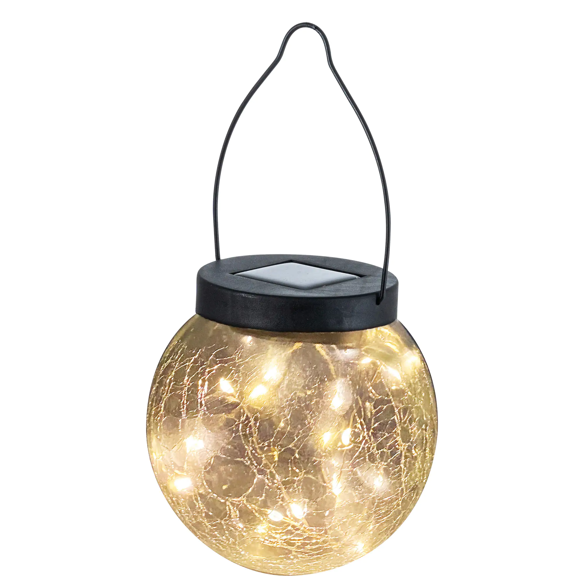 4333692400916_4 TrendLine LED Solarleuchte Kugel hängend 12 cm