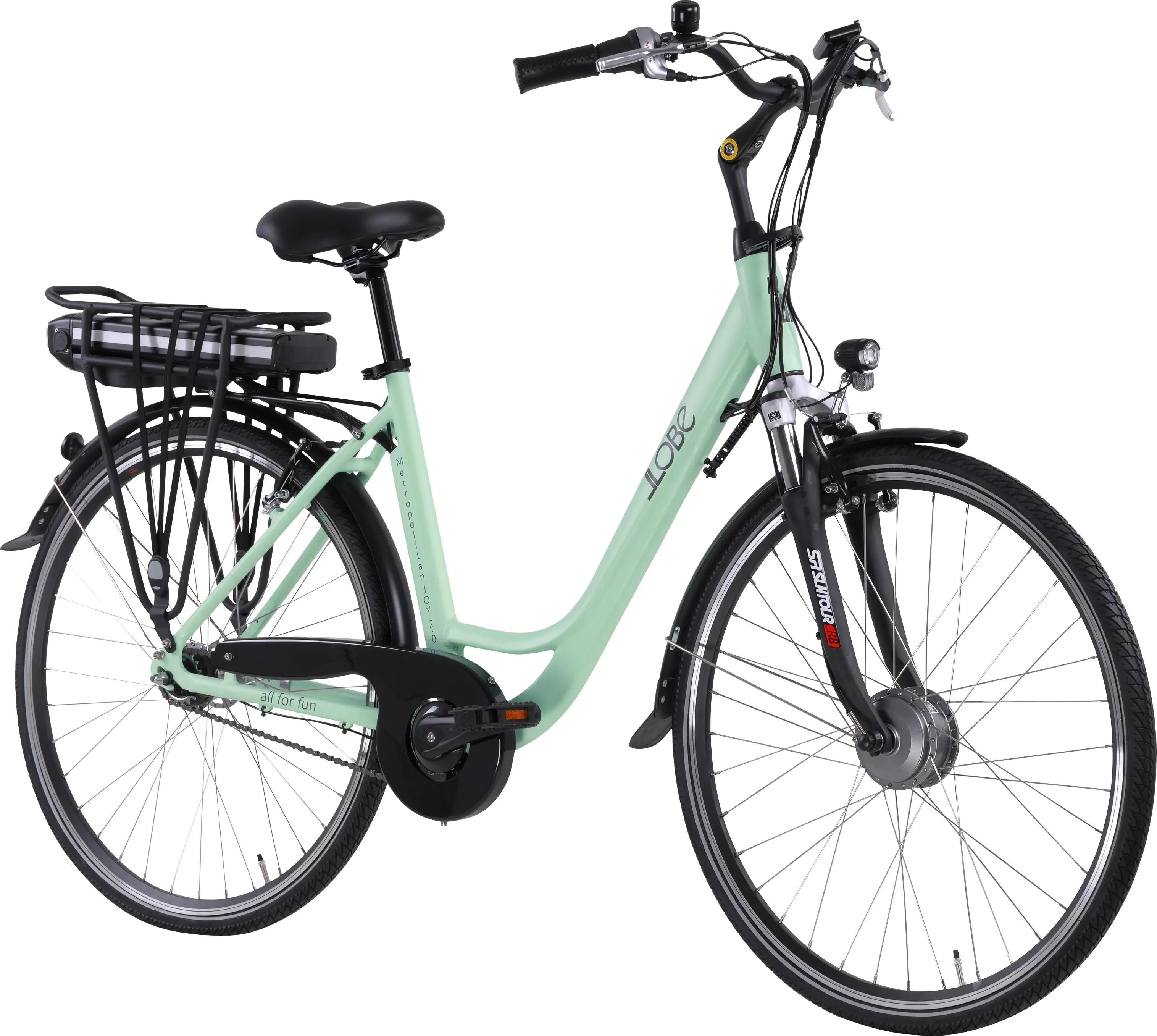 LLobe E-Bike City Metropolitan JOY 2.0 28 Zoll RH 50cm 7-Gang 360 Wh pastellgrün LLobe E-Bike City Metropolitan JOY 2.0 28 Zoll RH 50cm 7-Gang 360 Wh pastellgrün