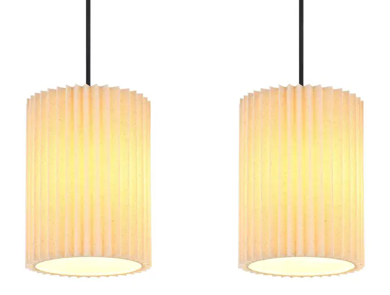 Globo Hängeleuchte Page 85 x 120 cm L x H schwarz matt