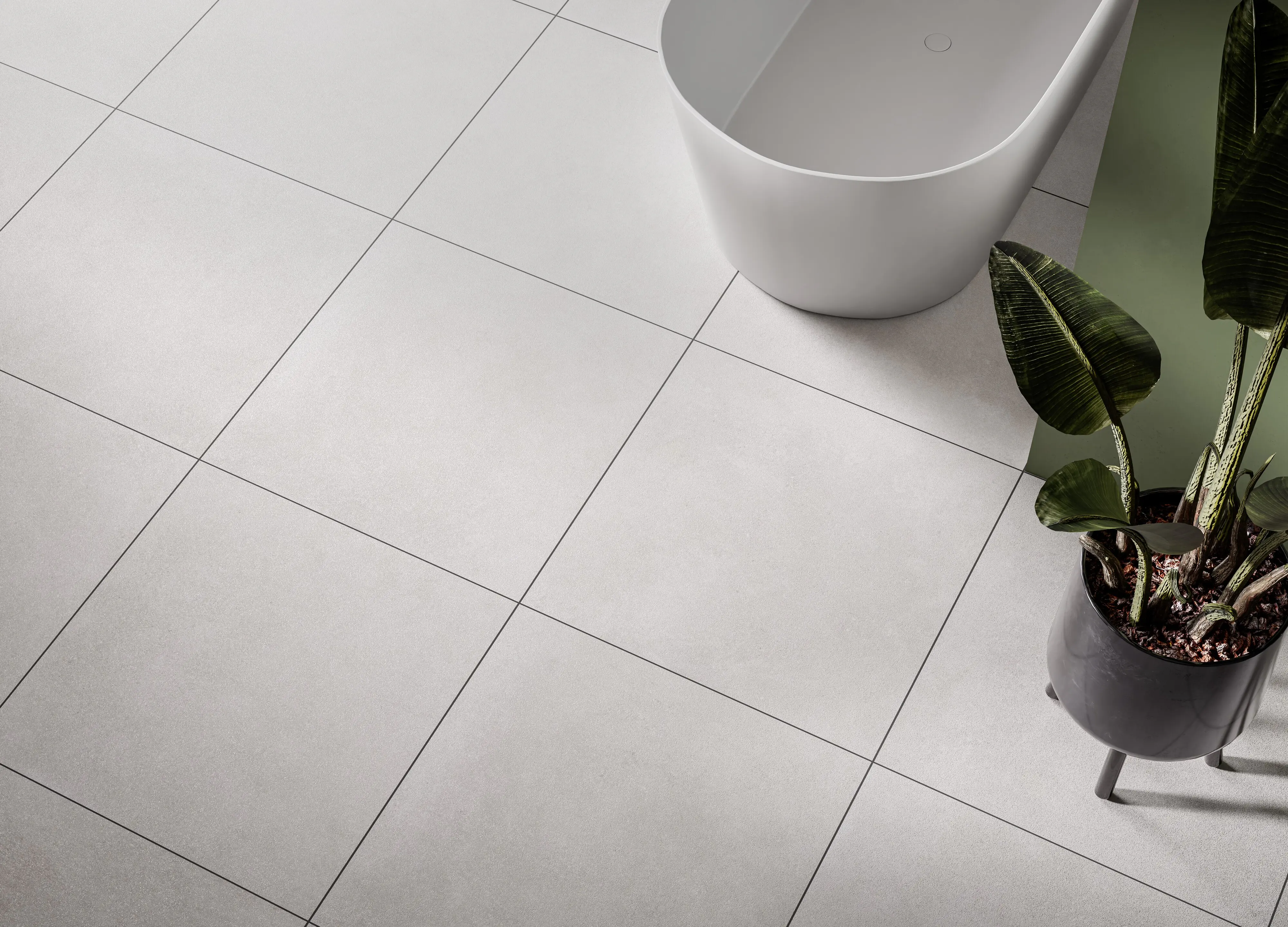 Bodenfliese Feinsteinzeug Modern Concrete 60 x 60 cm silber Bodenfliese Feinsteinzeug Modern Concrete 60 x 60 cm silber