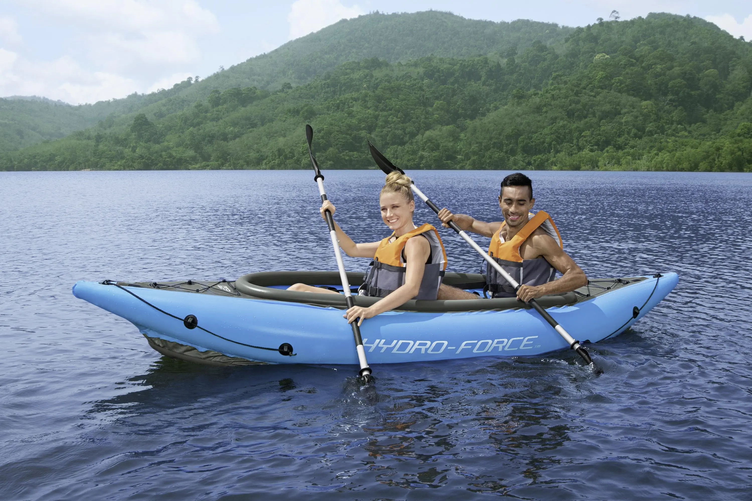 Bestway Kajak-Set Hydro Force für 2 Personen Cove Champion 331 x 88 x 45 cm