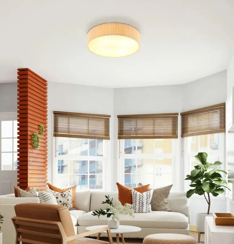 Globo Deckenleuchte Page 53 x 13 cm Ø x H weiß matt