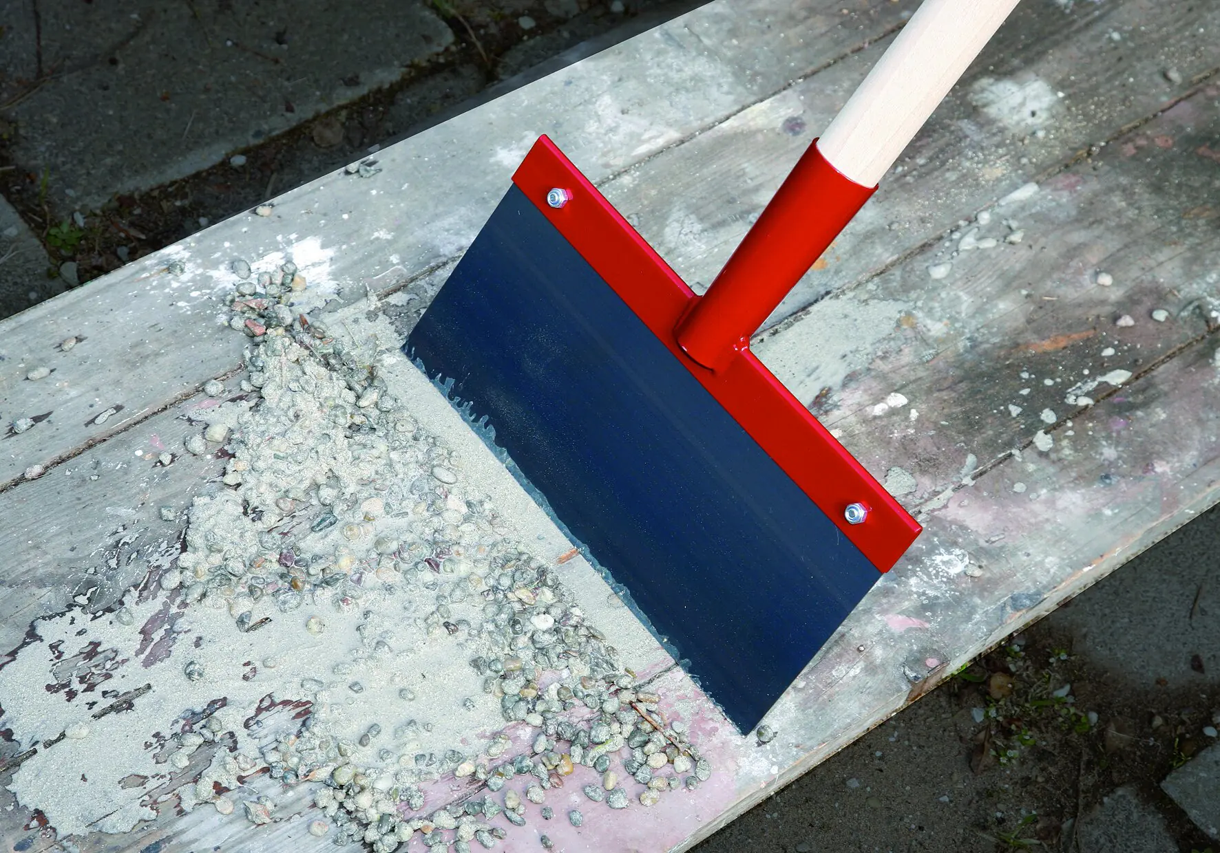 Floraworld Stoßscharre 30 x 15 cm mit Buchenstiel