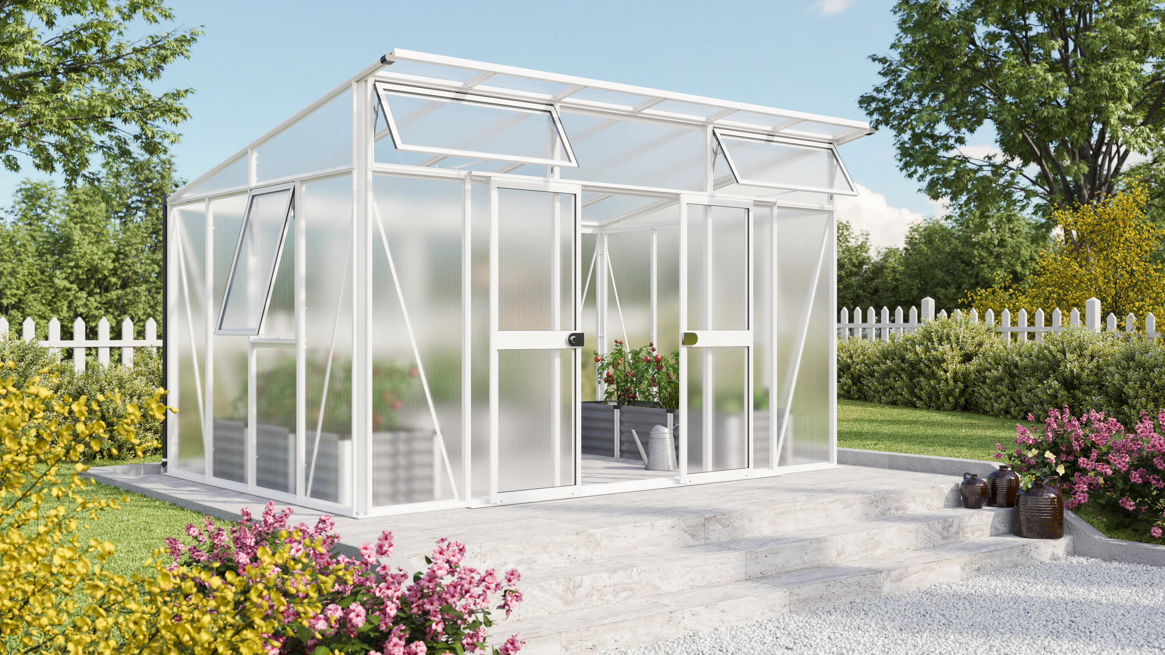 Vitavia Gewächshaus Aura 11500 275 x 396 cm 10 mm Hohlkammerplatten