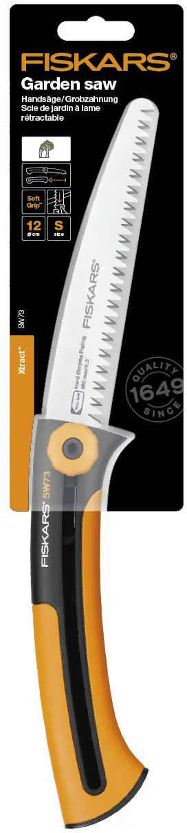 Fiskars Handsäge Xtract TM Grobzahnung 22 cm Fiskars Handsäge Xtract TM Grobzahnung 22 cm