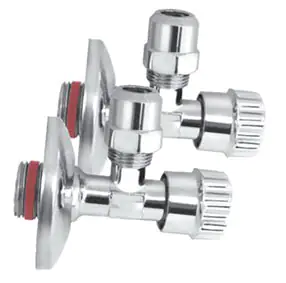 Primaster Eckventil 1/2" x 3/8" chrom mit Dichtung 2 Stück Primaster Eckventil 1/2" x 3/8" chrom mit Dichtung 2 Stück