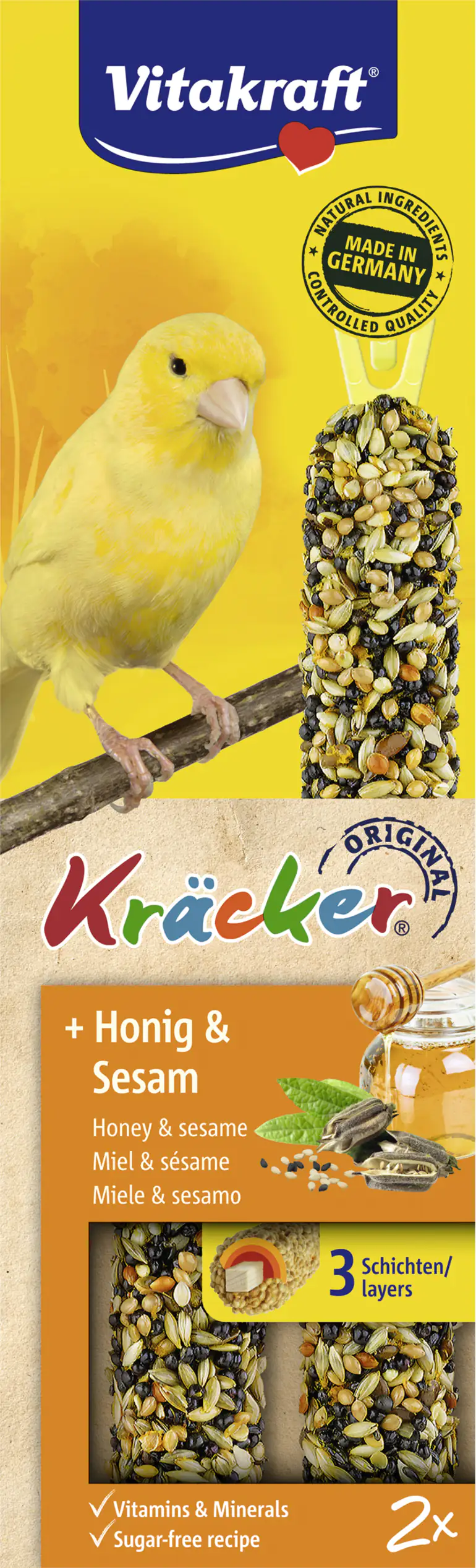 Vitakraft Kräcker® Honig & Sesam 2 Stück / 60 g