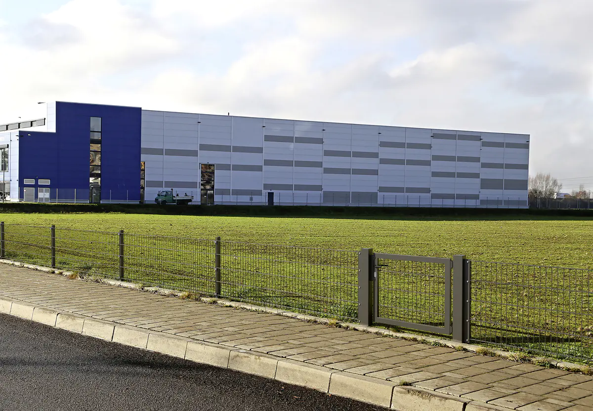 Alberts Befestigungsleiste für Doppelstabmatte anthrazit 80 cm