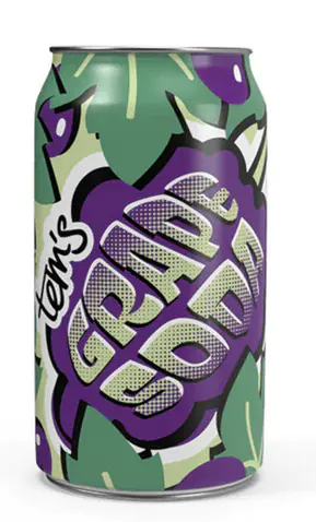 Tem`s Grape Soda Drink 24x 330 ml 