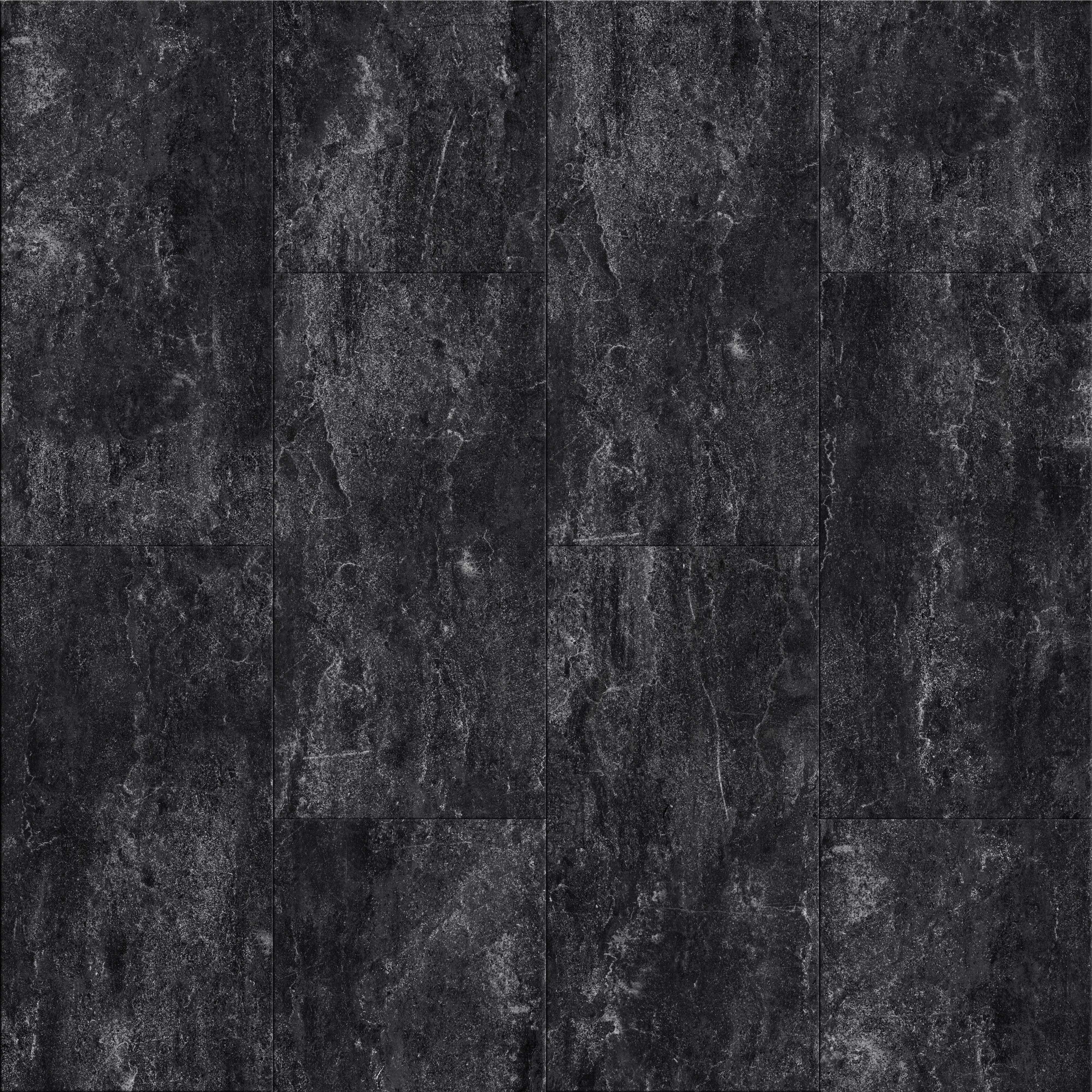 Decoflooring Vinylboden Fliese Saragossa dunkel  Decoflooring Vinylboden Fliese Saragossa dunkel