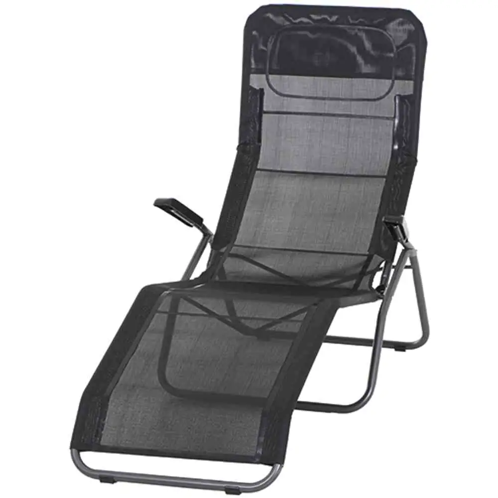 Siena Garden Kippliege Anco anthrazit schwarz