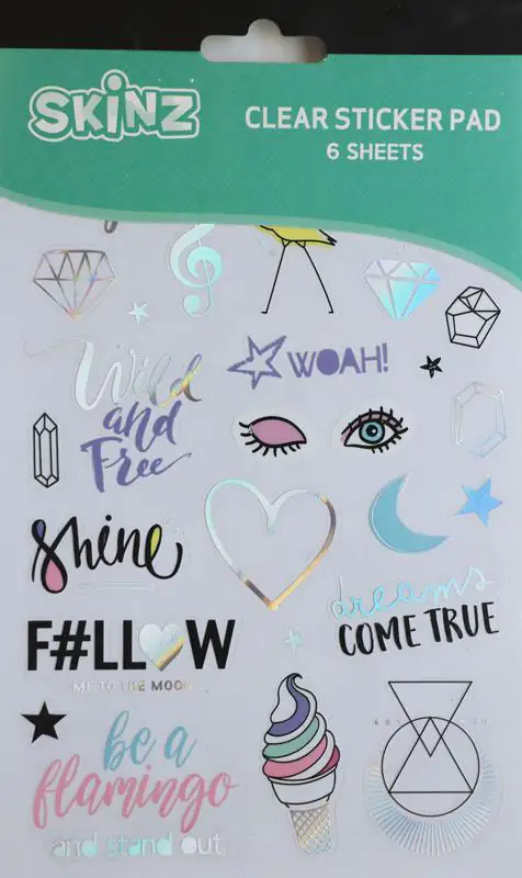 7610877560595 Glorex Sticker-Buch Holographie