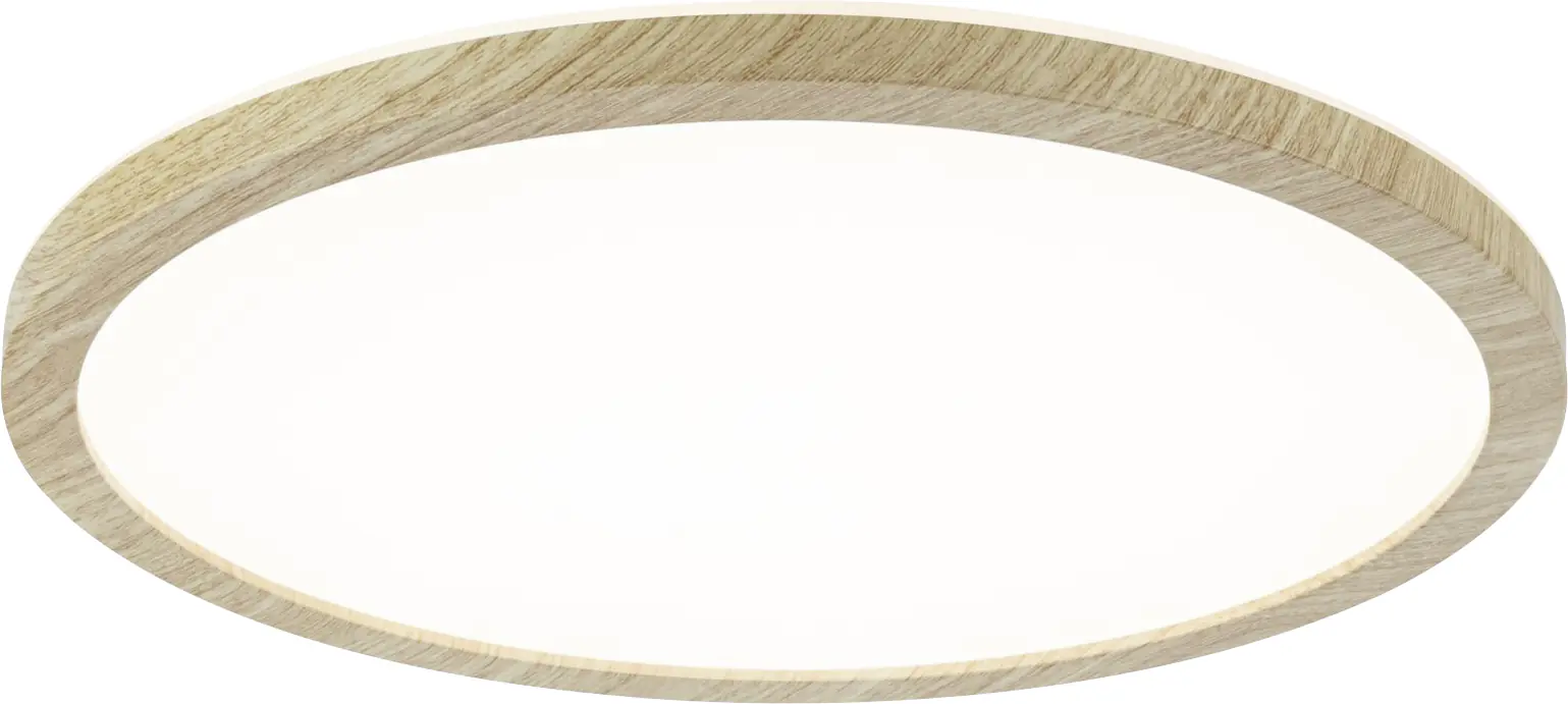 Paulmann LED Deckenleuchte Atria Shine Backlight Holzoptik Ø 29,3cm