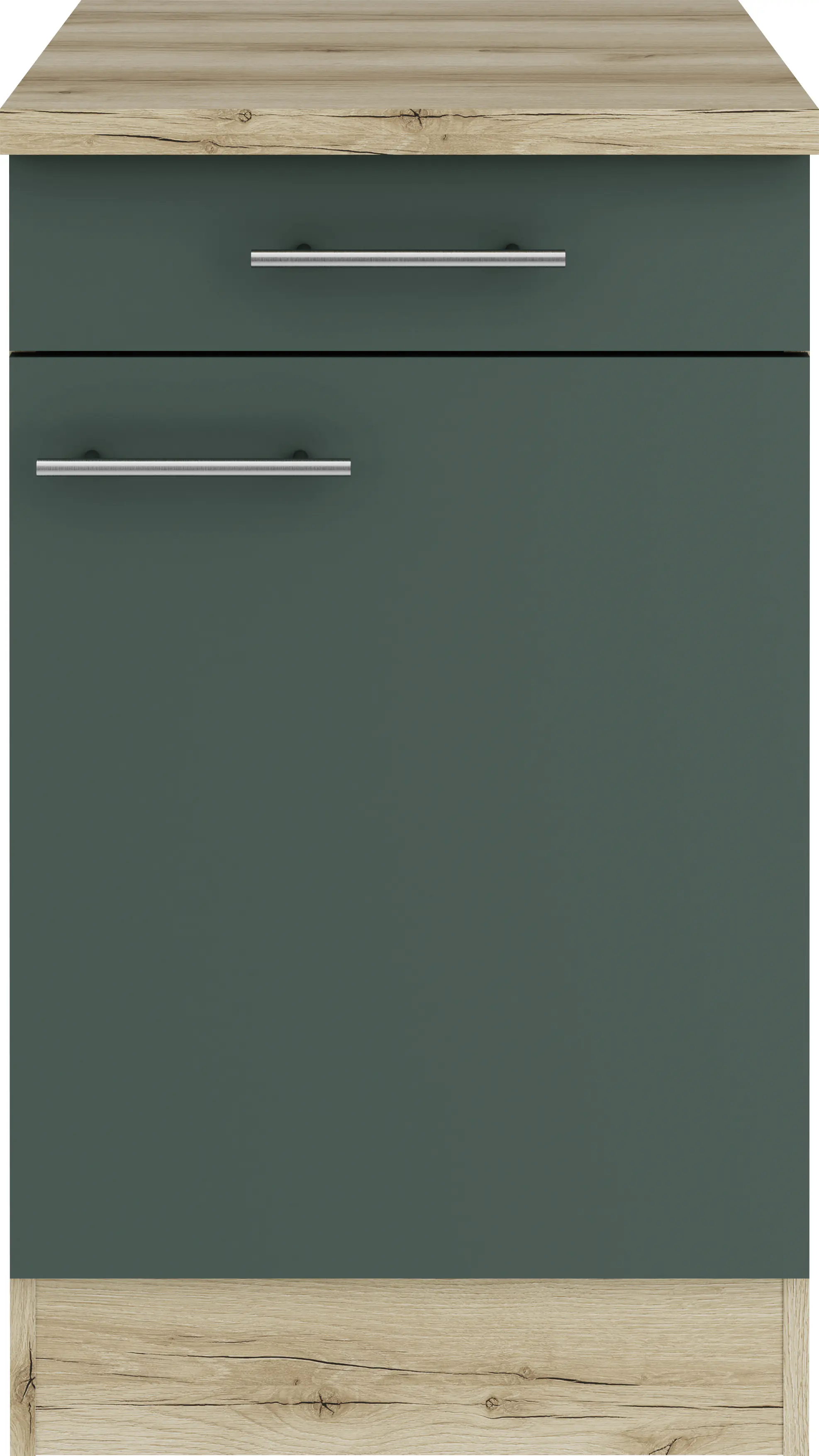 Optifit Unterschrank Savona 405 steingrün/eiche 50 cm
