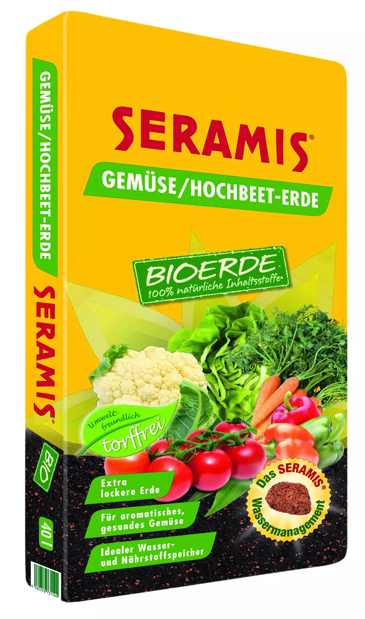 Seramis Torffreie Gemüse- Hochbeeterde 40 l
