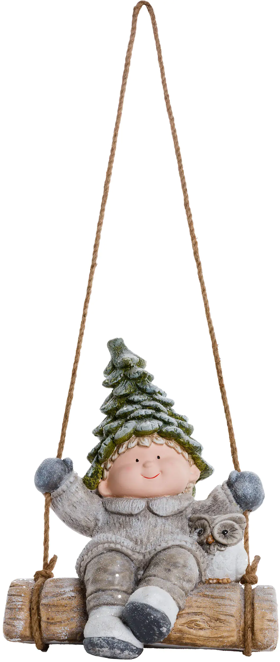 TrendLine Dekofigur Kind auf Schaukel 40 cm