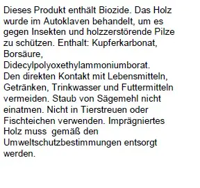 Brett Kiefer kesseldruckimprägniert 200 x 14 x 1,8 cm