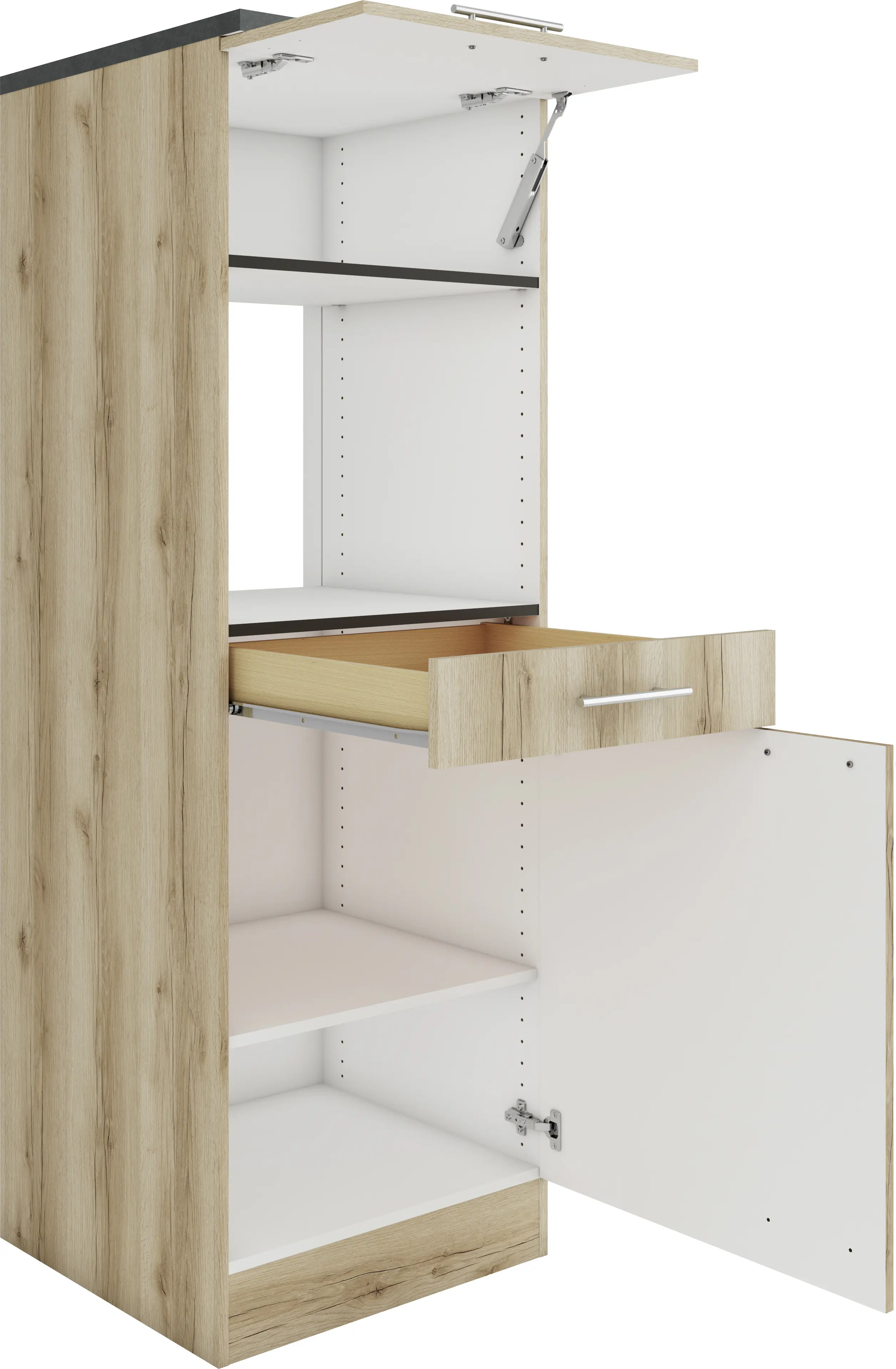 Optifit Oberschrank Livorno 290 anthrazit 60 cm