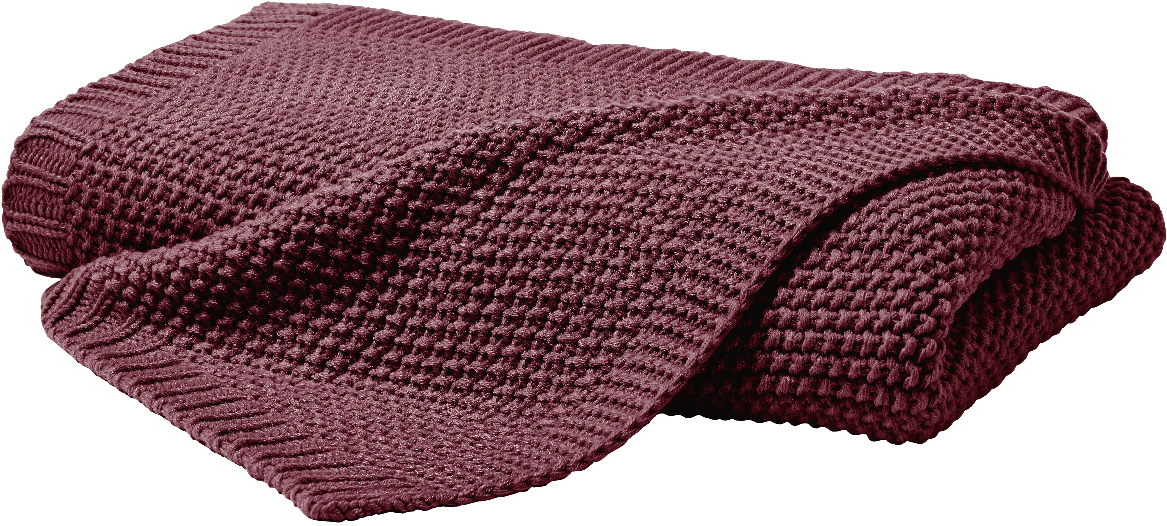 4002895137942 Vario Strickdecke marsala, 130 x 170 cm