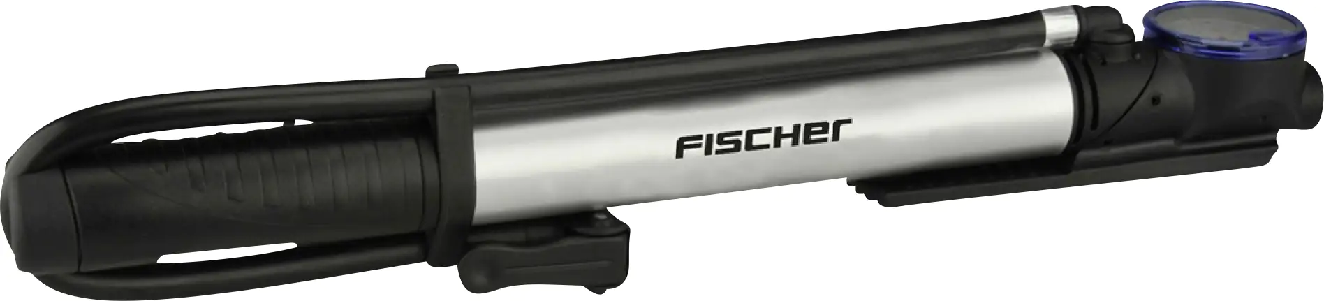 Fischer Mini-Standpumpe 2in1 universell mit Manometer