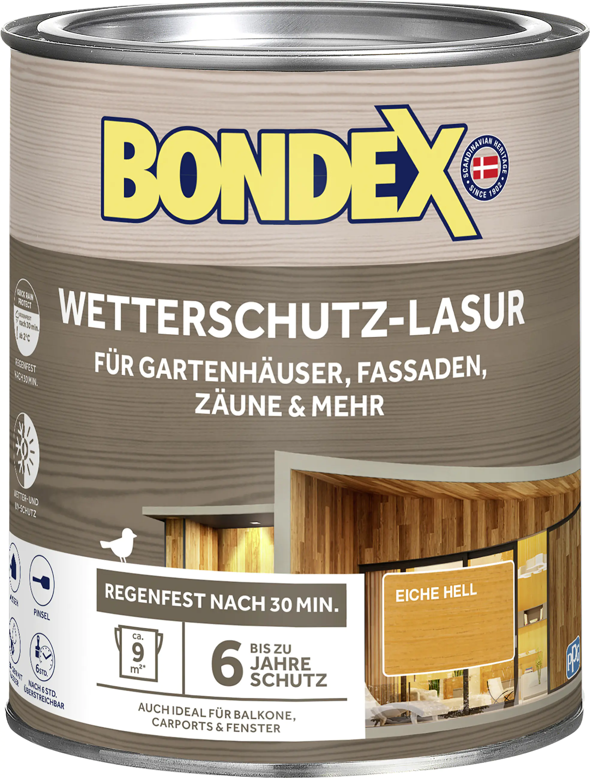 Bondex Wetterschutzlasur 0,75 L eiche hell Bondex Wetterschutzlasur 0,75 L eiche hell