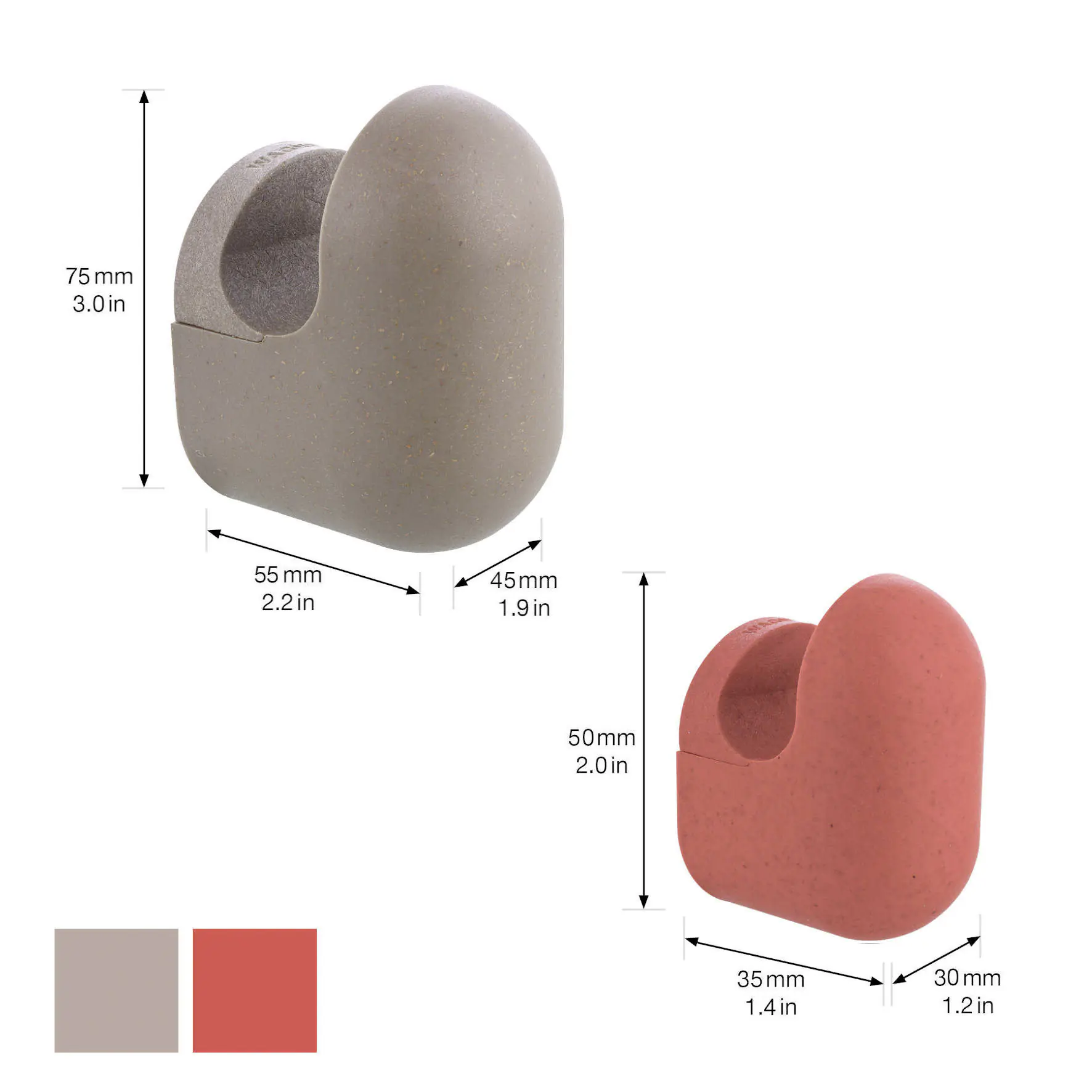 Wagner Wandhaken-Set hooks4home Pill Tragkraft bis 2 kg Bio Kunststoff 4 Stück Wagner Wandhaken-Set hooks4home Pill Tragkraft bis 2 kg Bio Kunststoff 4 Stück