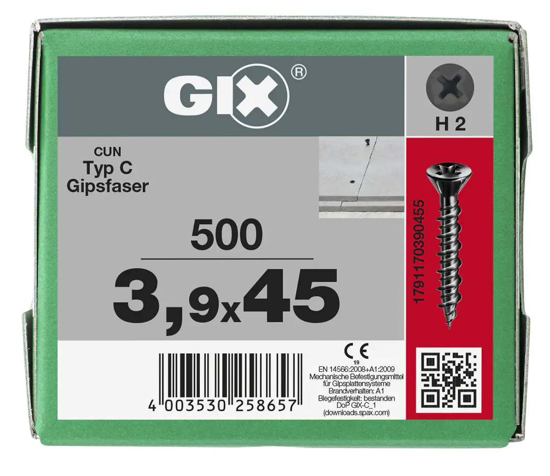 Spax Trockenbauschrauben 3.9 x 45 mm PH 2 - 1000 Stk.