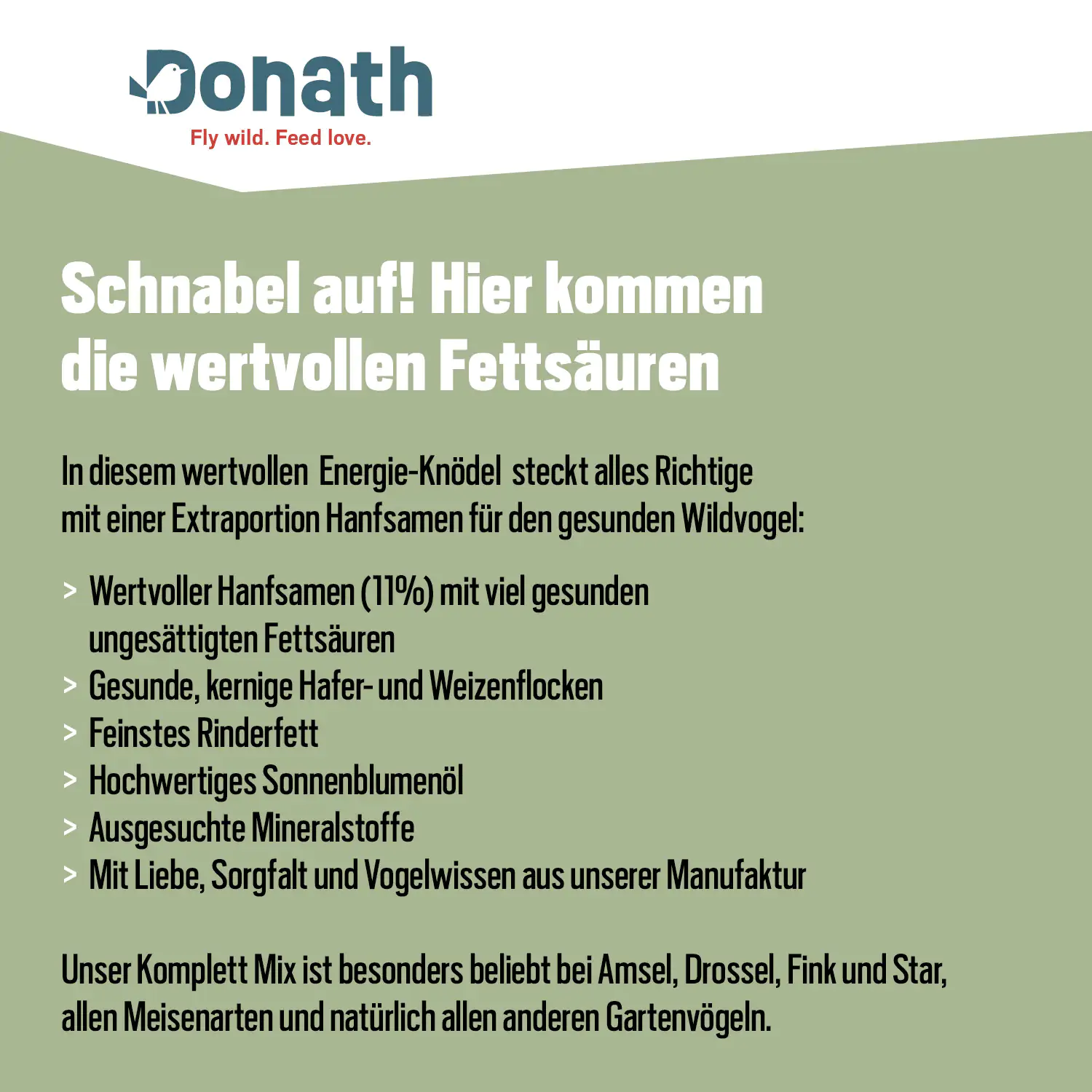 4260681740602_2833979 Donath Meisenknödel Energie-Knödel Hanf 6 Stück im Bio-Netz