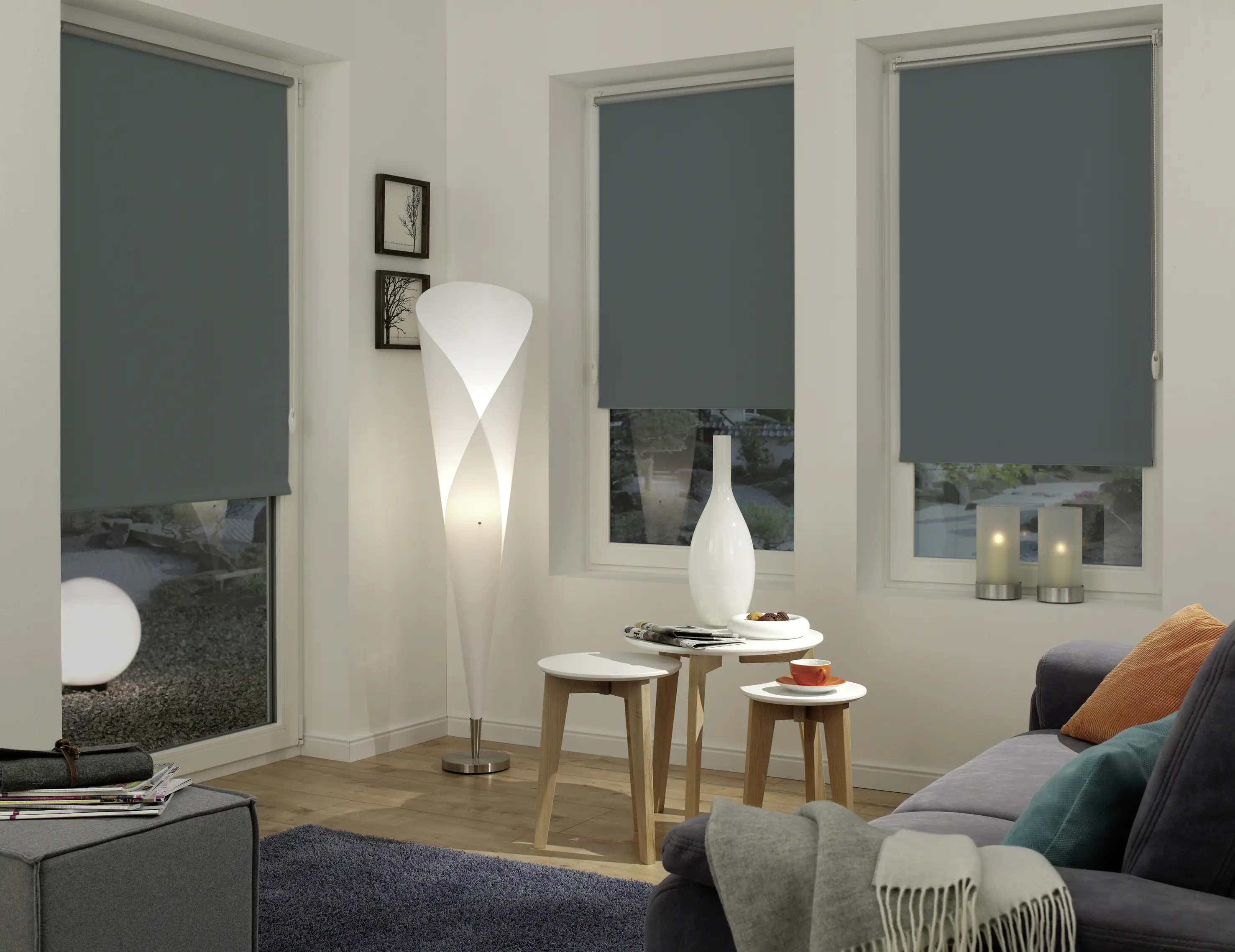 Gardinia EasyFix Thermo Rollo schiefer 90 x 210 cm