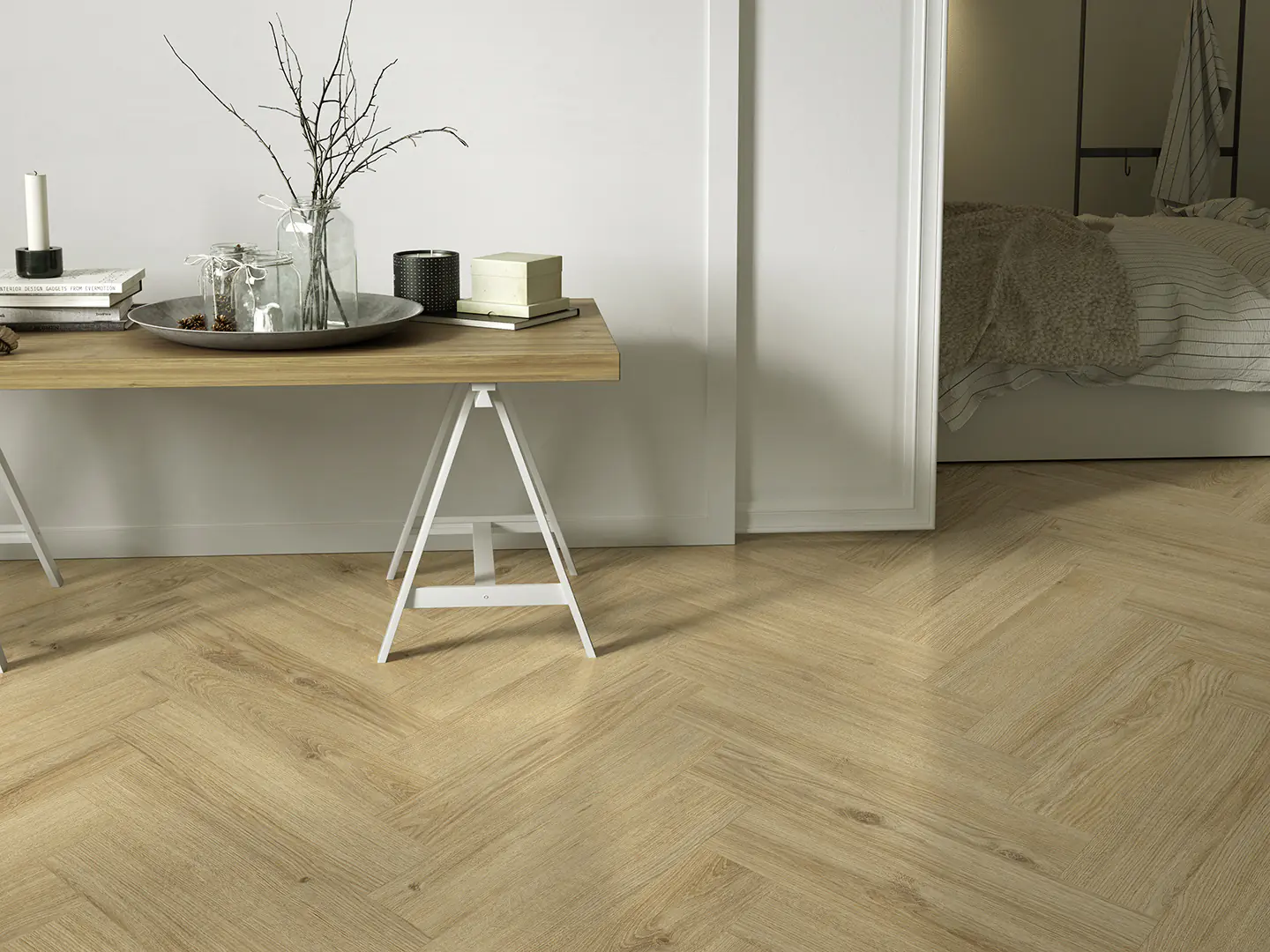 Classen Laminat Fischgrät Ville Juneda Oak